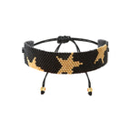 Isis bracelet in rope and Miyuki beads