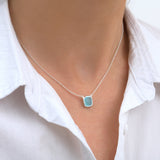 Collier Sissi Bleu Pacifique