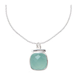 Collier La Pompadour Calcédoine