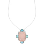 Collier Le Monde de Frida Larimar Quartz Rose