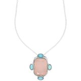 Collier Le Monde de Frida Larimar Quartz Rose