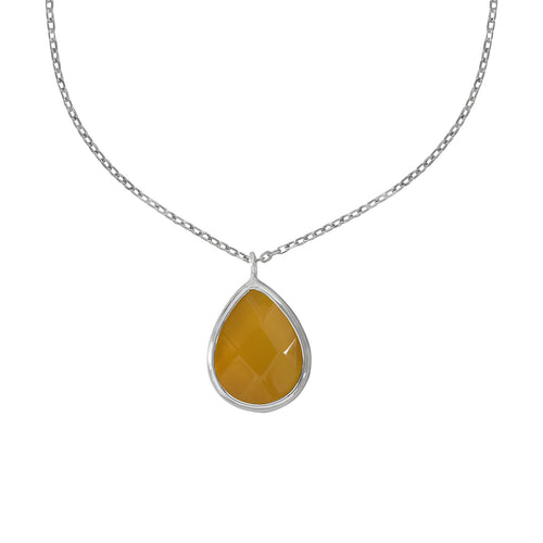 Collier Goutte Cornaline