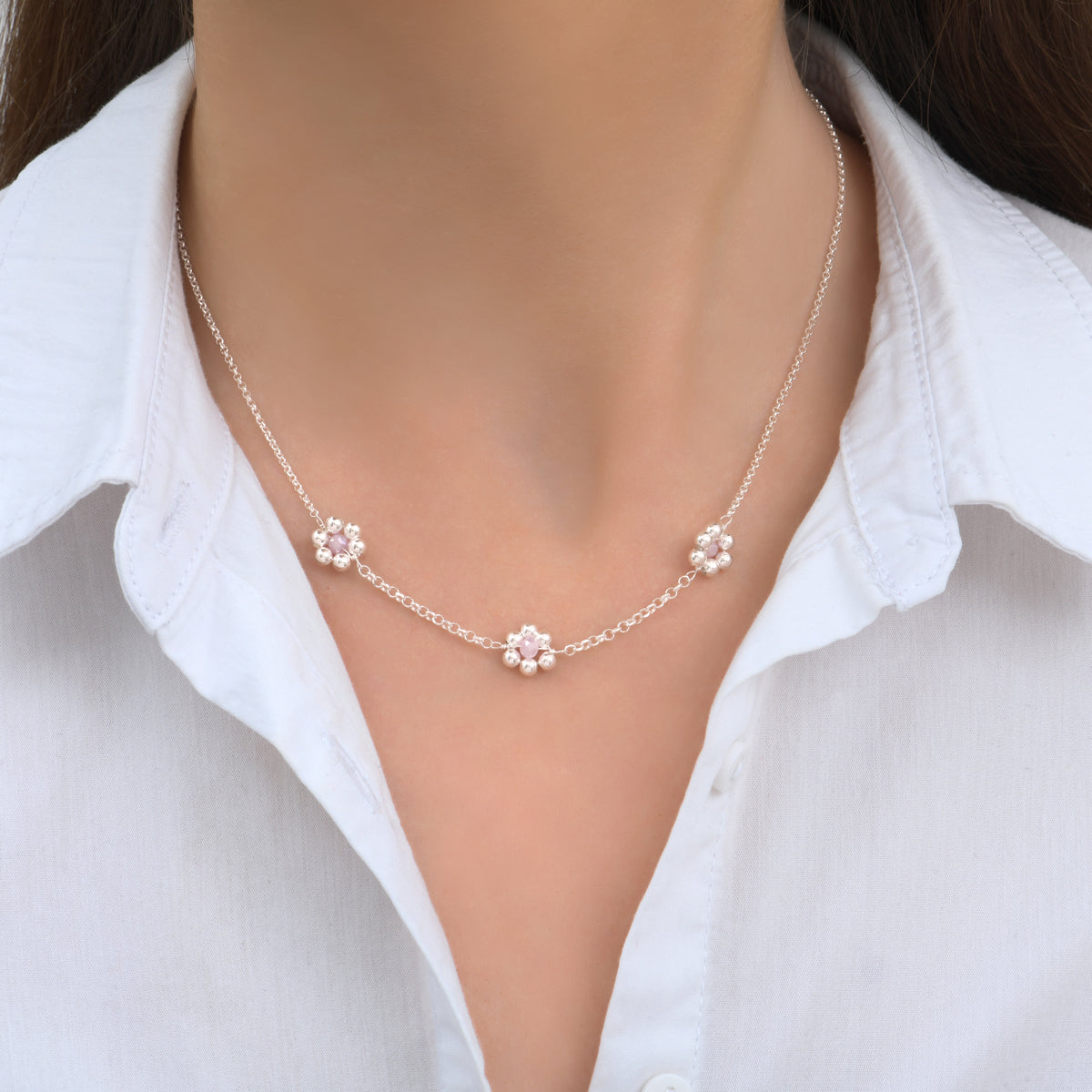 Collier Lilia Argent