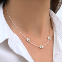 Lilia Silver Necklace