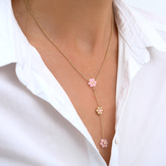 Lilia Gold Y Necklace