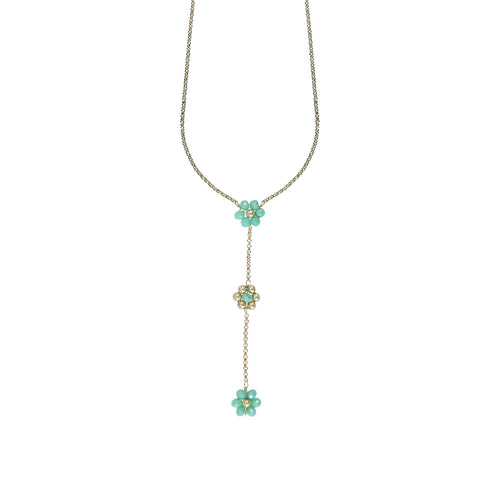 Lilia Gold Y Necklace