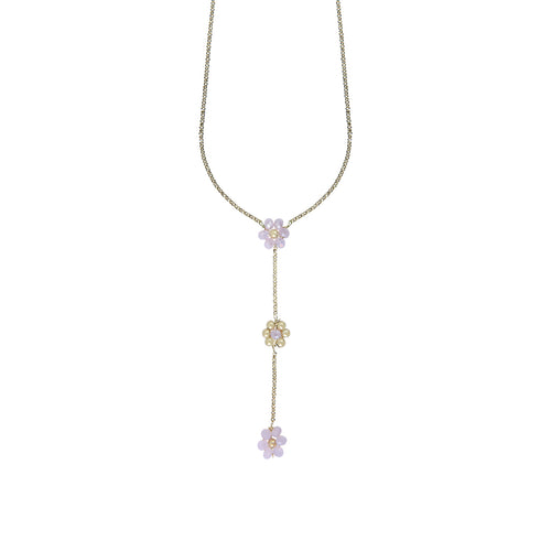 Lilia Gold Y Necklace