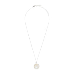 Mother-of-Pearl Swirl Necklace