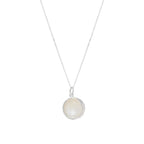 Mother-of-Pearl Swirl Necklace