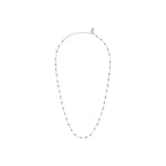 Collier Vilde en acier argenté, multi vert – vue d'ensemble