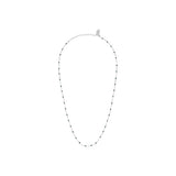 Collier Vilde en acier argenté, multi vert – vue d'ensemble