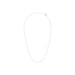 Collier Vilde en acier argenté, rose – vue d'ensemble