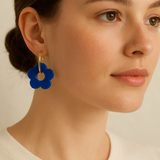 Boucles d'oreilles Flower 24mm