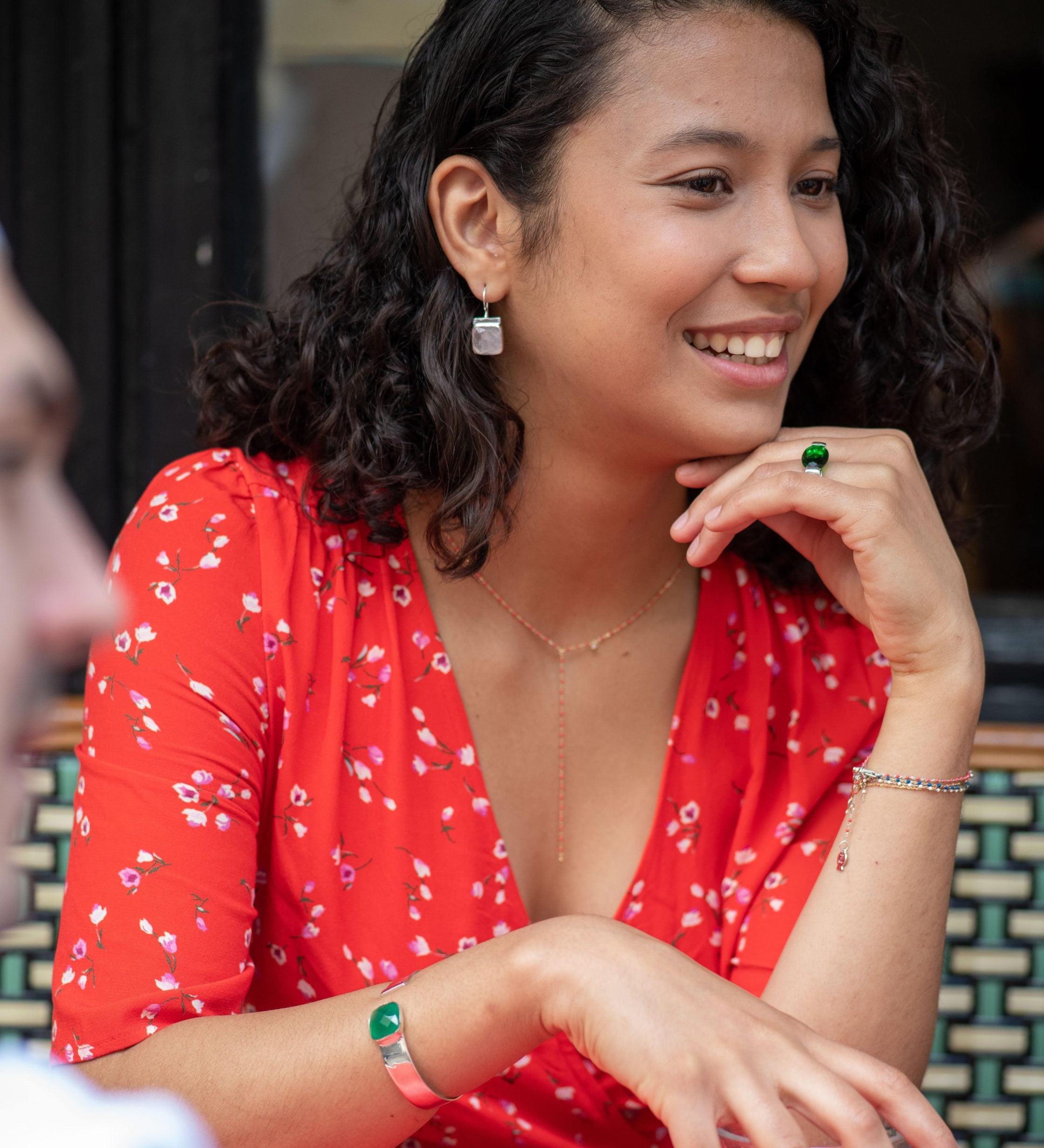Bague Joséphine Cristal Vert