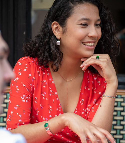 Joséphine Green Crystal Ring