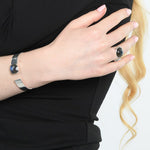 Bracelet La Pompadour Onyx Noir