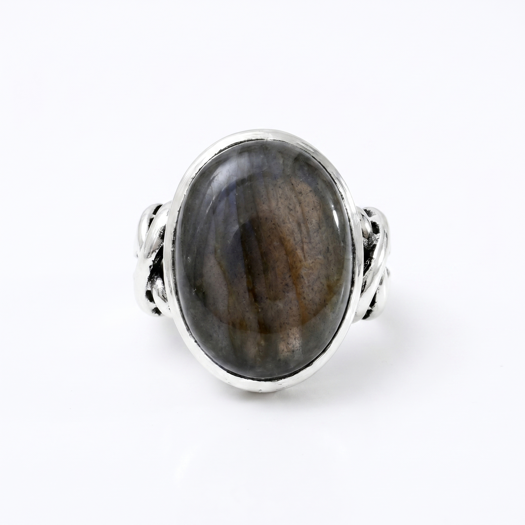 Chevalière Zuni Labradorite