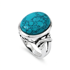 Chevalière Zuni Turquoise
