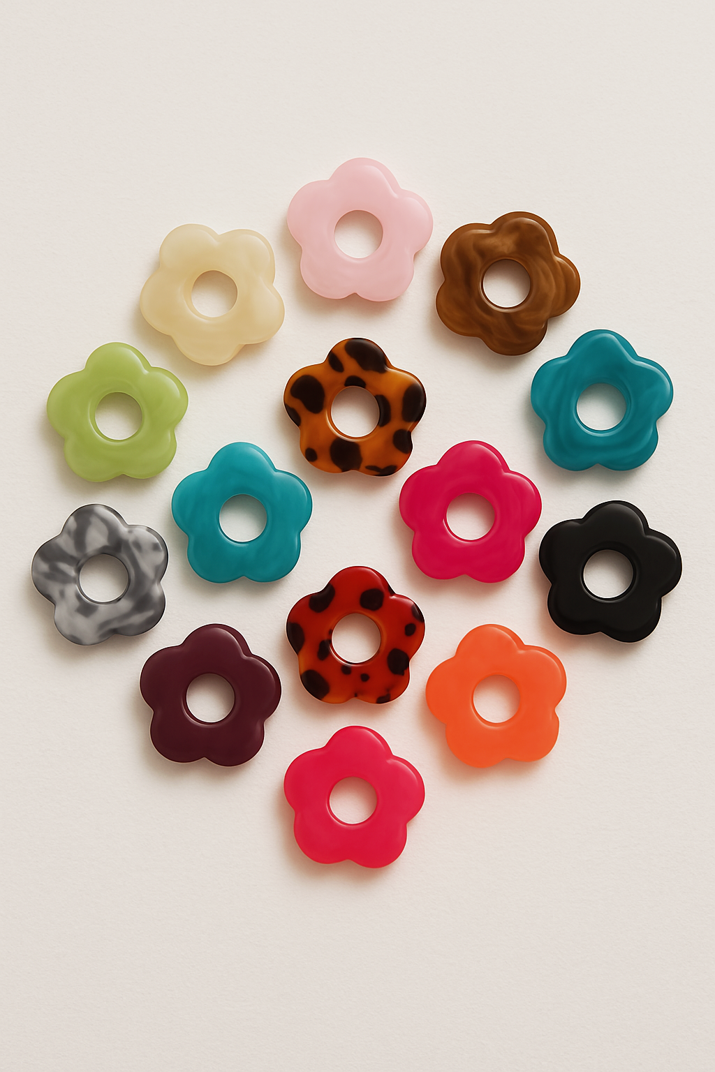 Boucles d'oreilles Flower 24mm