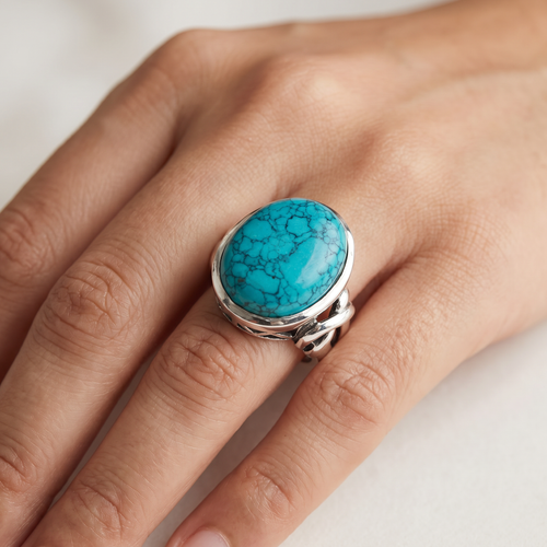 Chevalière Zuni Turquoise