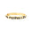 Bracelet Ayuthia noir en laiton doré et émail – vue de face