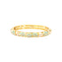 Bracelet Ayuthia vert blanc en laiton doré et émail – vue de face