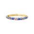 Bracelet Pattani bleu roi en laiton doré et émail – vue de face