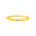 Bracelet Pattani jaune en laiton doré et émail – vue de face