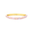 Bracelet Pattani lila en laiton doré et émail – vue de face