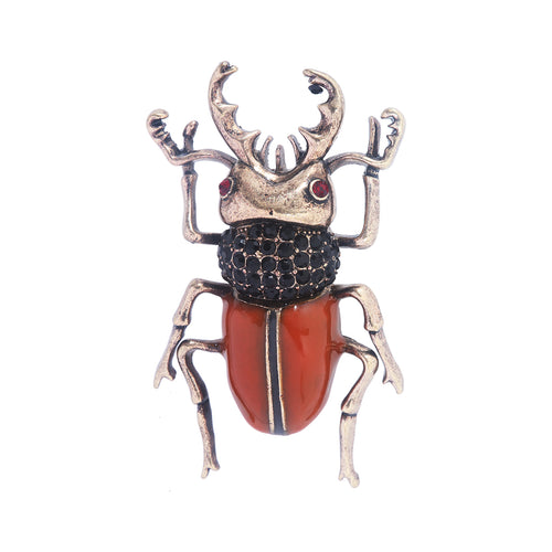 Brown Cockchafer Brooch