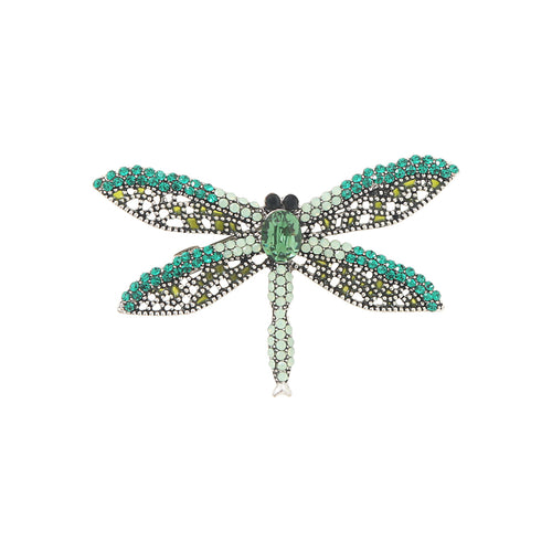 Green Dragonfly Brooch