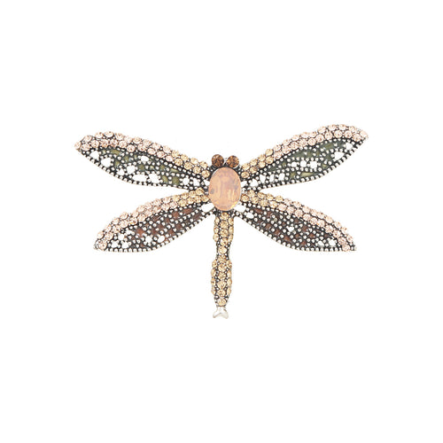 Pink Dragonfly Brooch