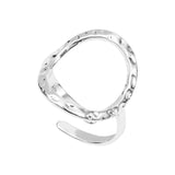 Bague Vanille en acier argenté – vue d'ensemble