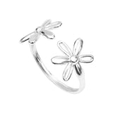 Bague Artémis en acier argenté – vue d'ensemble