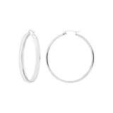 Boucles d'oreilles Appoline en acier argenté – vue d'ensemble