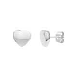 Boucles d'oreilles Émeline en acier argenté – vue d'ensemble