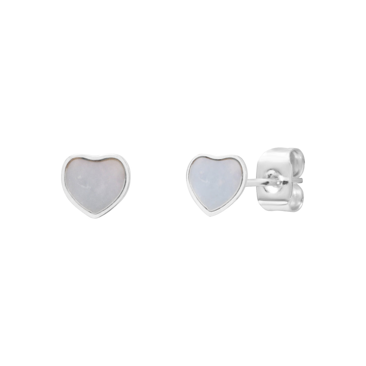 Boucles d'oreilles Kia en acier argenté – vue d'ensemble