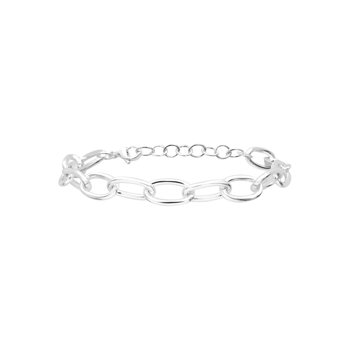 Bracelet Sia en acier argenté – vue d'ensemble