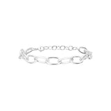 Bracelet Sia en acier argenté – vue d'ensemble