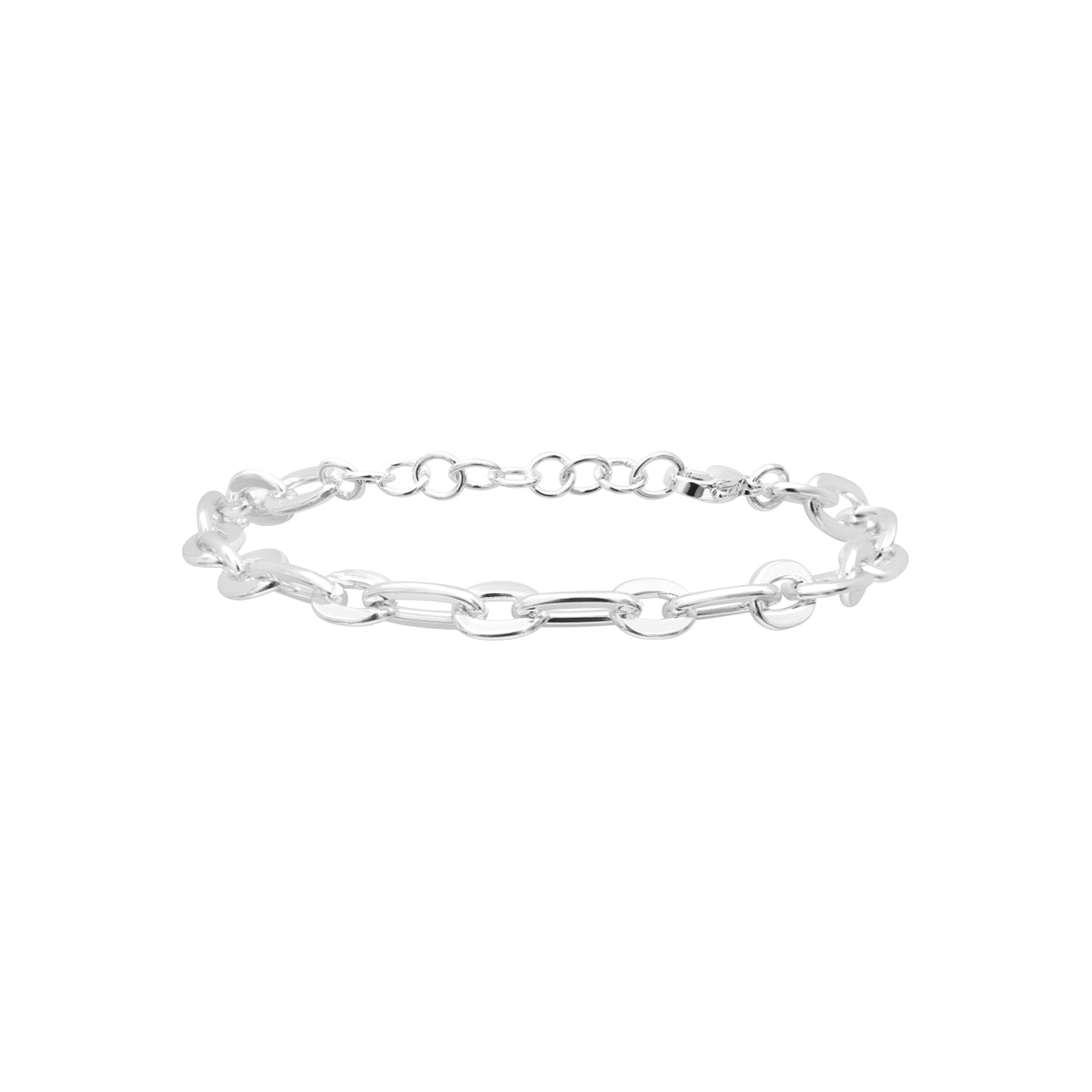 Bracelet Tess en acier argenté – vue d'ensemble