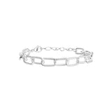 Bracelet Veda en acier argenté – vue d'ensemble