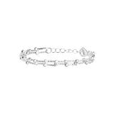 Bracelet Ayumi en acier argenté – vue d'ensemble