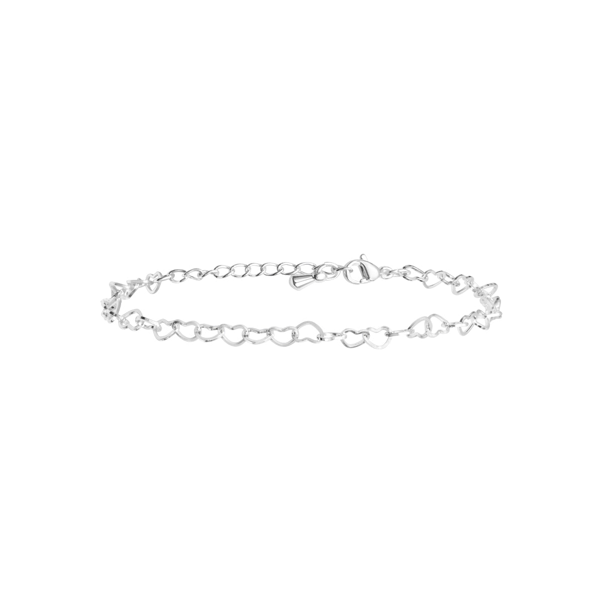 Bracelet Elif en acier argenté – vue d'ensemble