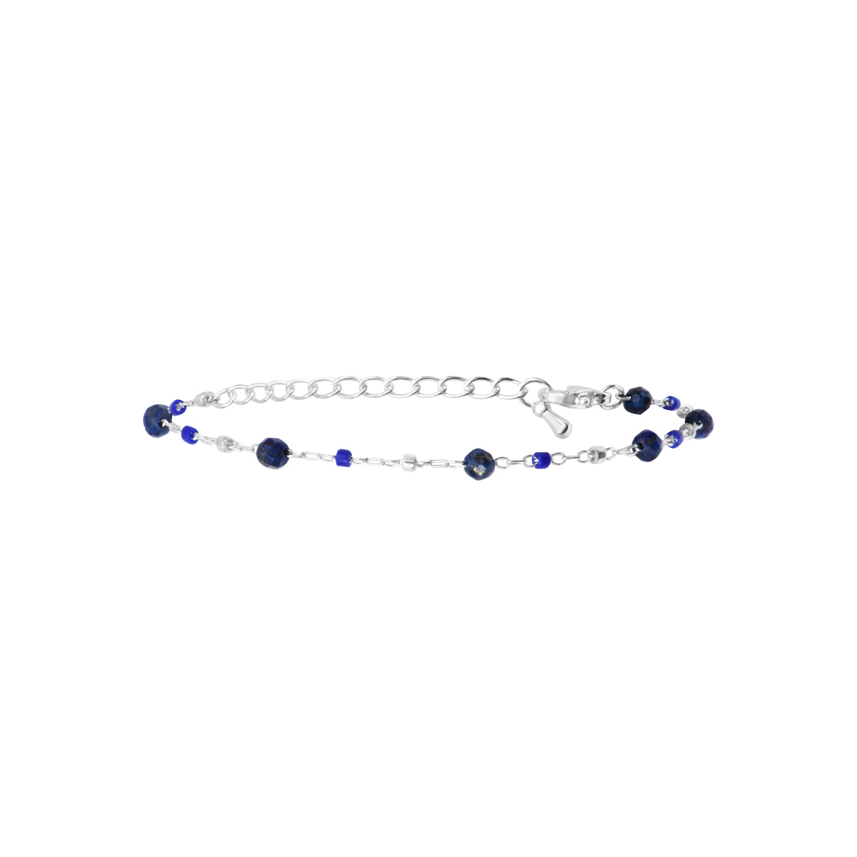 Bracelet Hanaé en acier argenté – vue d'ensemble
