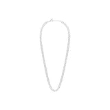 Collier Khadija en acier argenté – vue d'ensemble