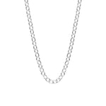 Collier Khadija en acier argenté – vue rapprochée
