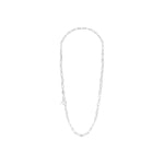 Collier Latifa en acier argenté – vue d'ensemble