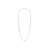 Collier Latifa en acier argenté – vue d'ensemble