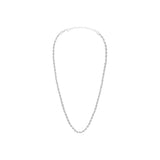 Collier Leïla en acier argenté – vue d'ensemble