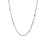 Collier Leïla en acier argenté – vue rapprochée